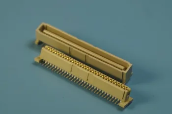 

10 Pairs BTB 1.0 mm Pitch 64 Pin Board to Board Receptacle Plug Male & Female SMT Surface Mount BTB Mezzanine PCB Header 9.7mm H