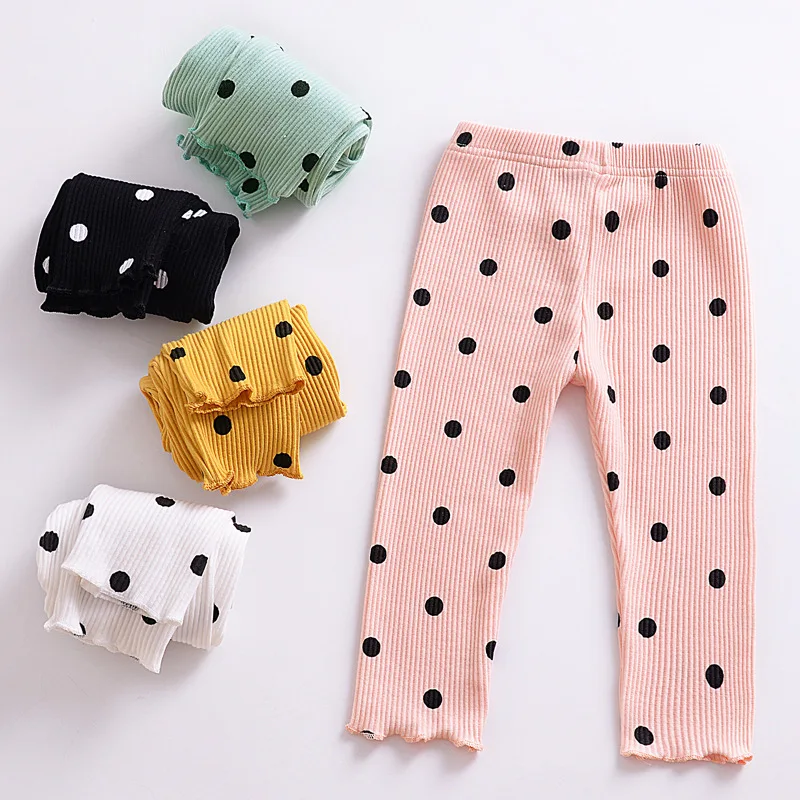 

summer girl leggings clothing printing dots baby girls pants for children girl leggings 0-5Y kids clothes girls leggings