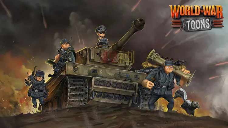 

Military Model German Tiger I Heavy Tank World War Toons Series Q Version Wwt - 001