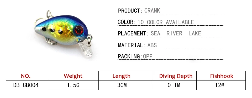 1 шт. 2 г 3 см японский воблер Мини Fly рыболовный воблер чудаки приманки кренкбейт пластиковый воблер рыболовная приманка
