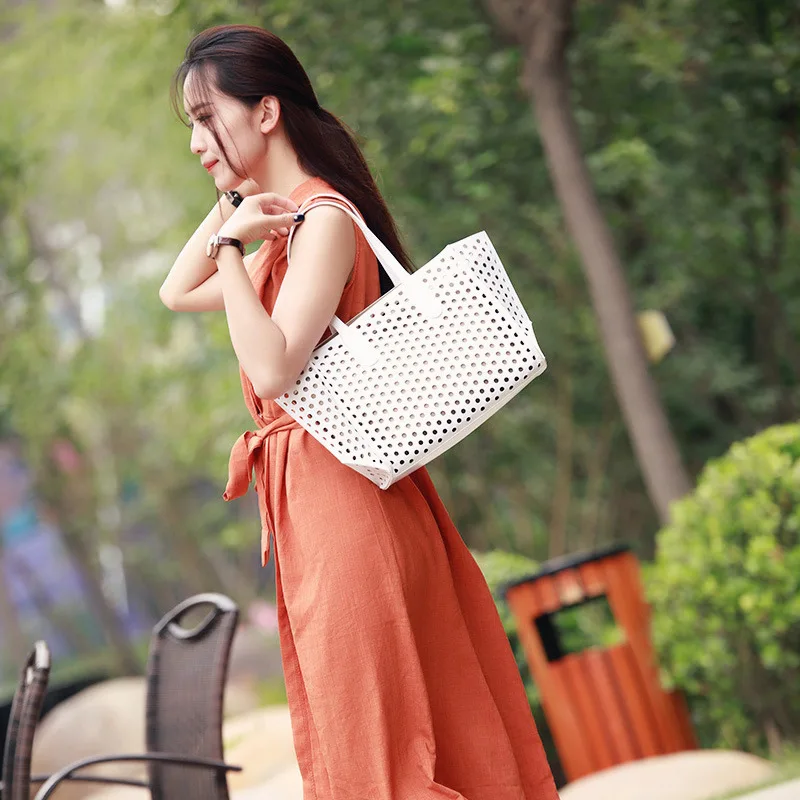 

2016 Star Styles Women Hollow Handbags Woven Shoulder Tote Bag Beach Bag Ladie Larges Purse Handbag Candy Colors CrossBody Bags
