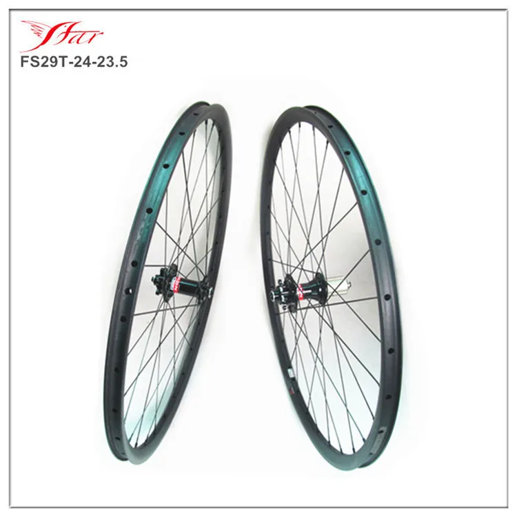 29er carbon fiber mtb wheels 24mmx23.5mm clincher mountain bike
