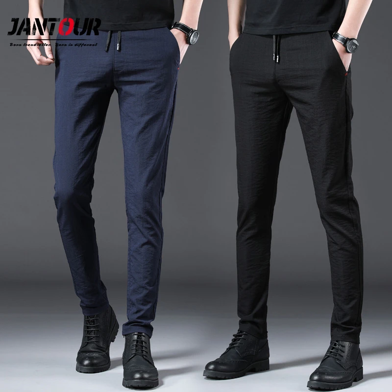 novedad de pantalones informales para hombre pantalón largo Formal novedad de pantalones informales para hombre pantalón largo Formal