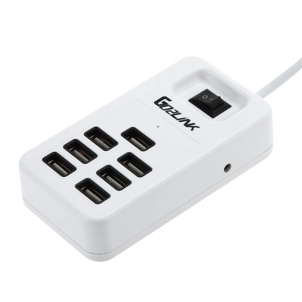 Go2linK High Speed 2.0 7 Ports 480Mbps Hub USB for Laptop PC Computer Peripherals Accessories Go2linK High Speed 2.0 7 Ports 480Mbps Hub USB for Laptop PC Computer Peripherals Accessories