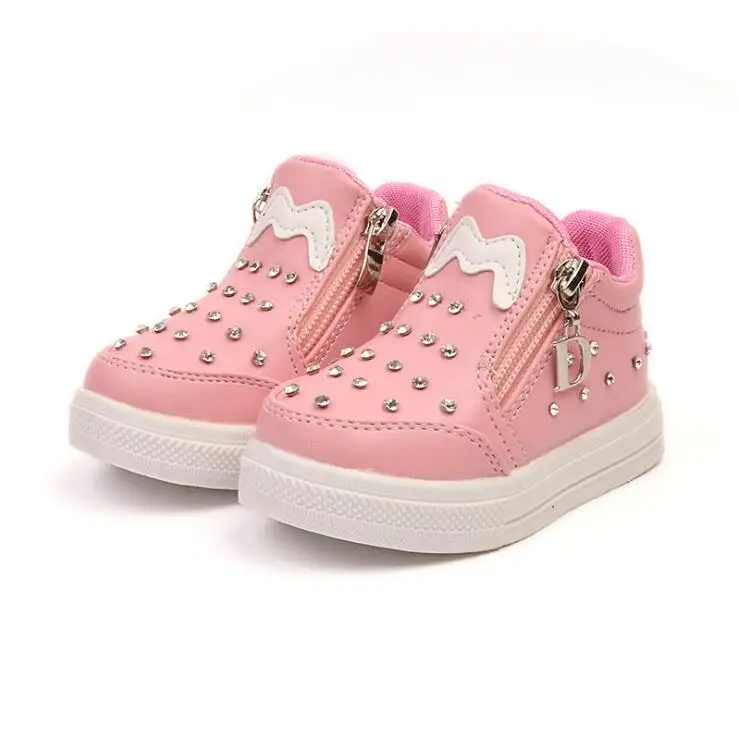 

Girls Boots For Children Princess Shoes Spring/Autumn Kids Baby Fashion Boots Student Performance Shoes Girls Soft