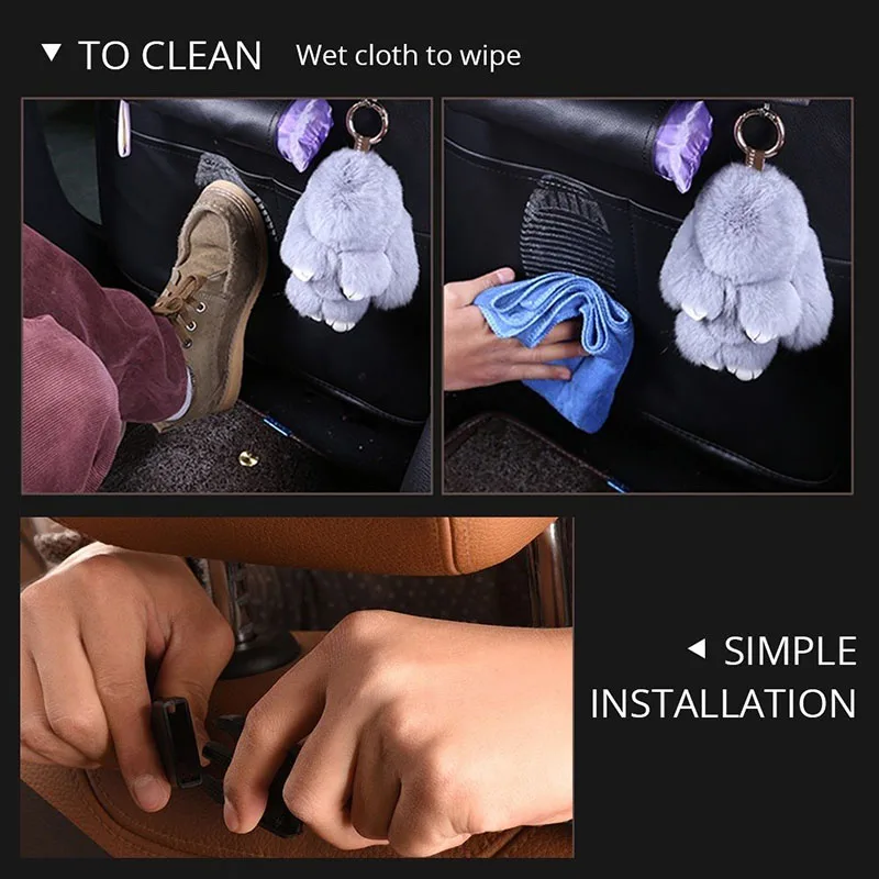 JX-LCLYL Car Seat Back Storage Bag Tidy Organiser Pocket Pouch Phone iPad Holder