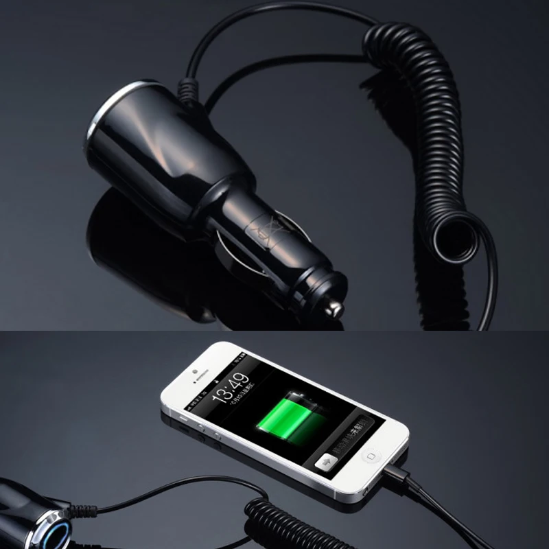 5 V/2A LED Автомобильное зарядное устройство адаптер для iphone X 5S 5C 6 7 8 Plus iPod iPad mini 1 2 3 4