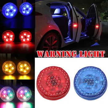 

1 Pair 5 LED Wireless Car Door Opened Warning Flash Light Anti-collid Universal TD326