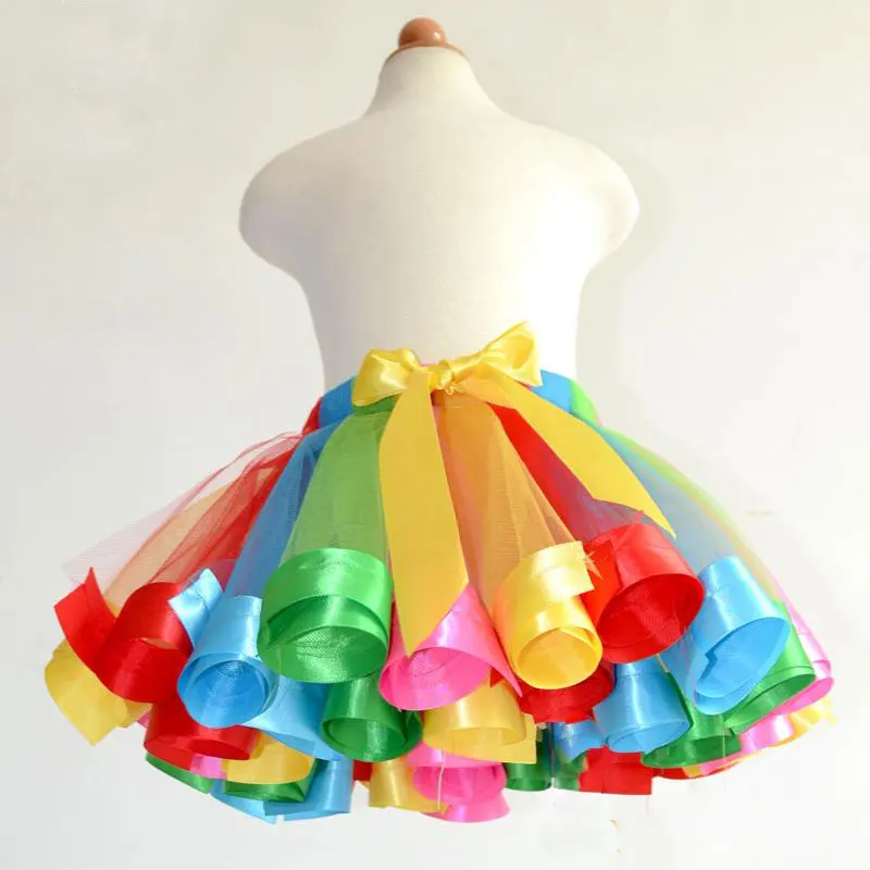 Children-Rainbow-Tutu-Skirt-Princess-Party-Ballet-Dance-Jupe-Tulle-Baby ...