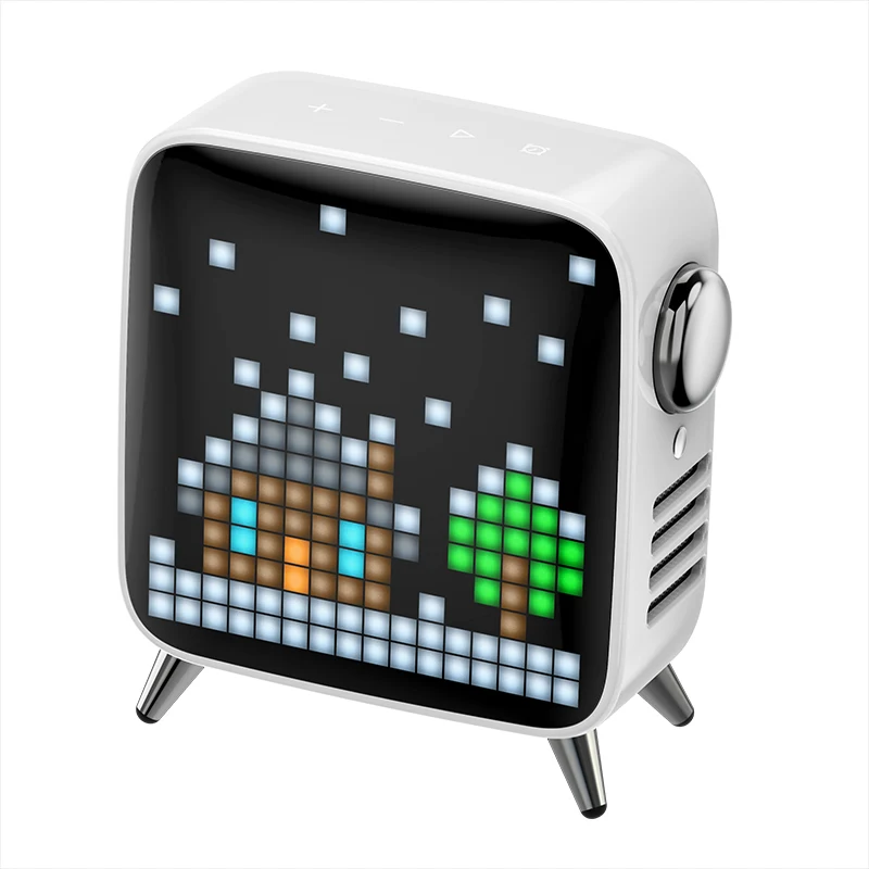 Divoom TIVOO MAX беспроводной Bluetooth LED портативный динамик винтажный милый 5 0 3D 2 1