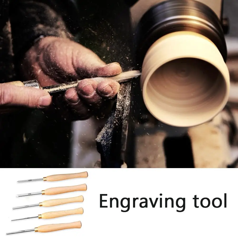 

HSS Lathe Chisel Set Professional Design Wooden Turning Hardwood Handles Finisher Carbide Cutter For Woodworking Carving