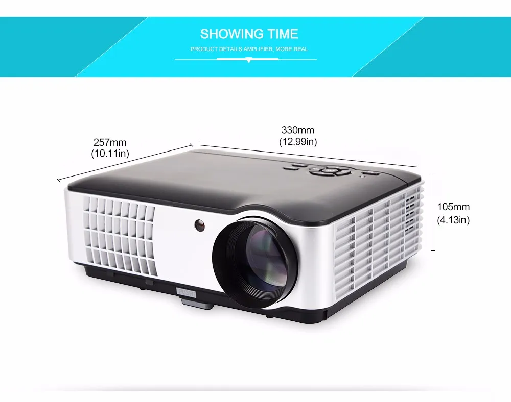 Rigal RD-806 Led Projector (19)