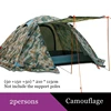 Winter Tent with Snow Skirt!2-3Persons Aluminum Pole Double Layer 2Doors Windproof Big Rain Proof Professional Camping Tent ► Photo 2/6