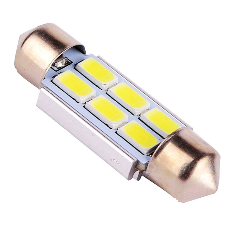 31 мм 36 39 C5W Canbus лампа головного света 6 SMD 5630 5730 светодиодсветодиодный без ошибок