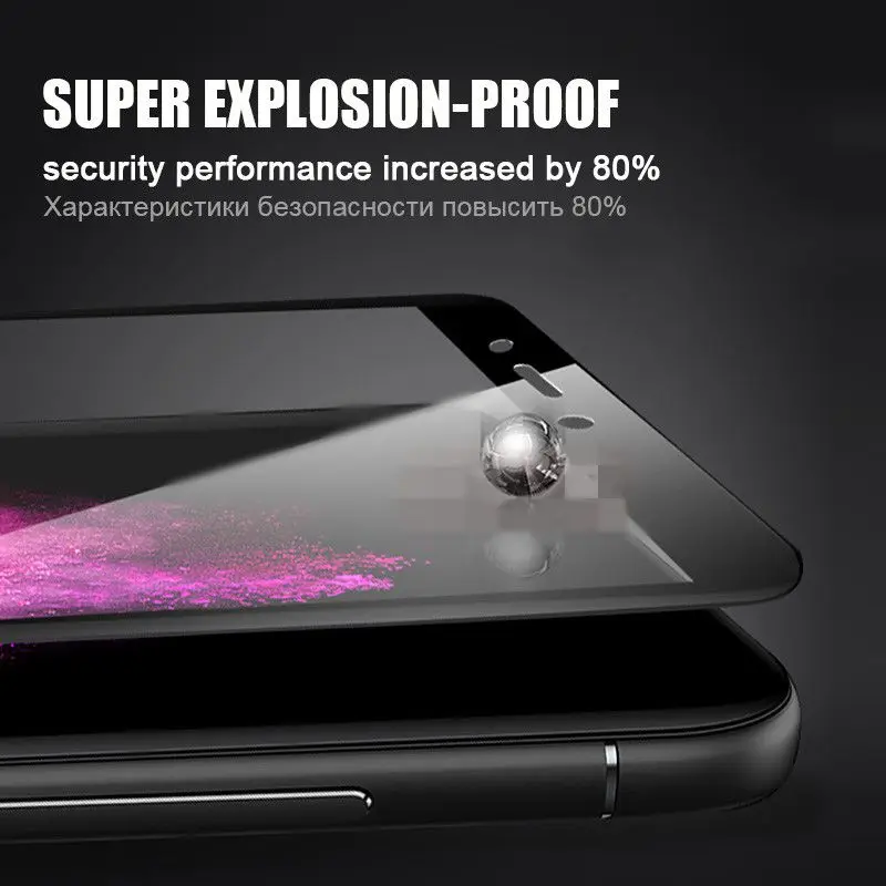 Полное покрытие закаленное стекло для Xiaomi Redmi S2 4A 4 Pro 5 Plus Note 4X 5A Prime защита экрана