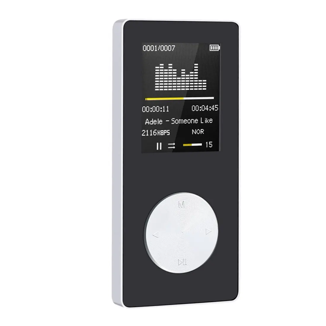 Bluetooth MP3 Player 8GB Lossless Music FM Radio Running TFT Screen