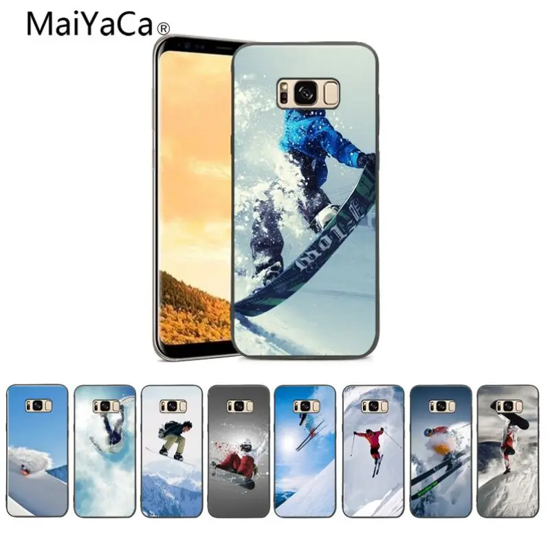 

MaiYaCa Snowboarding Jump Customer Custom Photo Soft Phone Case For Samsung Galaxy S6 Edge s6edge plus Mobile phone cover