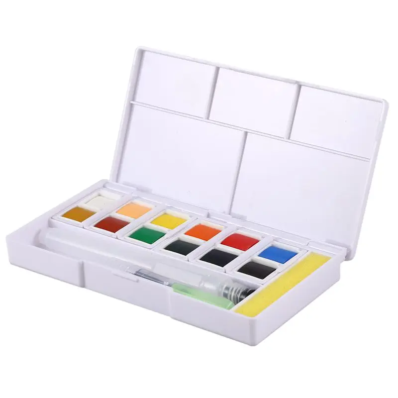 

Superior Pigment Solid Watercolor Paints Set Colored Pencils For Drawing Paint Watercolors Art Supplies