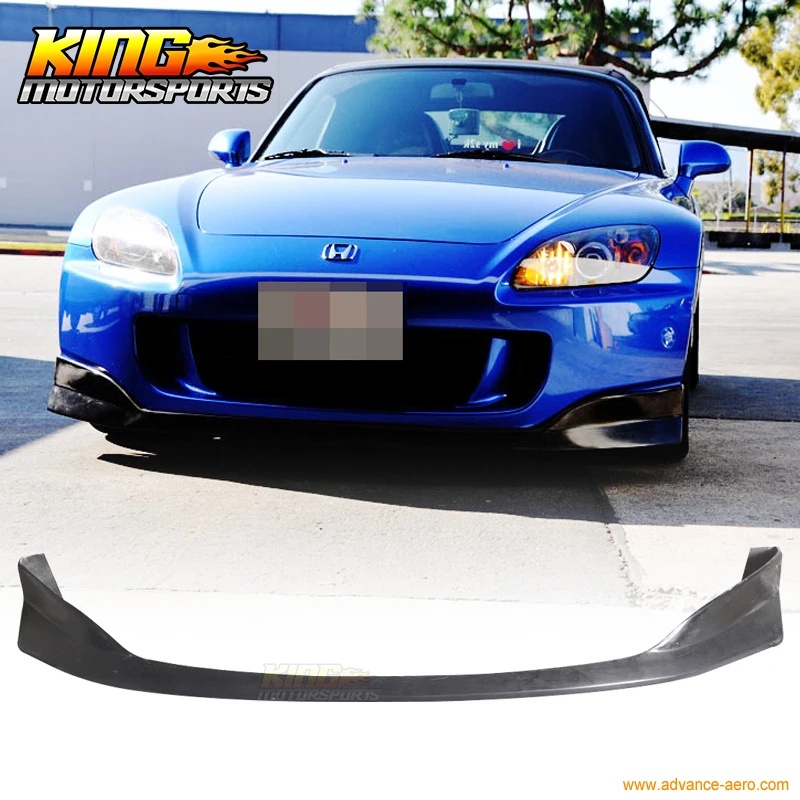 Для 2004-2009 Honda S2000 AP2 PU передний бампер губы обвес черный и ams Стиль США отечественные