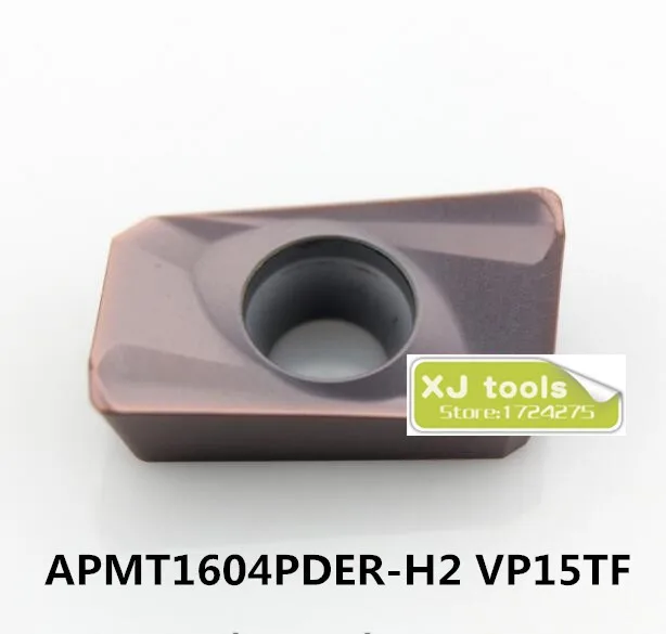 50 шт. APMT1604PDER-H2 VP15TF/APMT1604PDER-H2 VP15TF карбидные фрезерные вставки подходит для лицевой