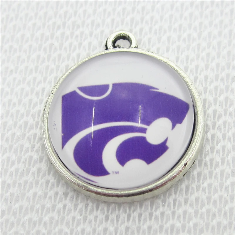 12Pcs Us Sports Fan Kansas State Wildcat Ciondola I Ciondoli Pendenti Accessorio Per Gioielli Fai Da Te Ciondoli Pendenti Con Ciondoli Galleggianti
