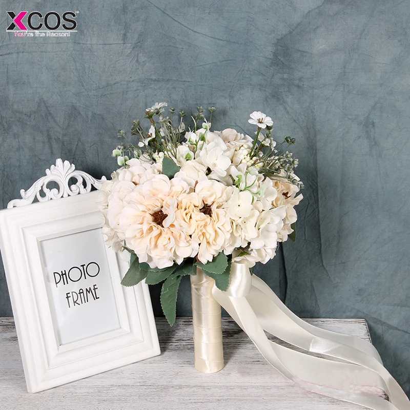 New 2018 ramo de novia Bridal Bouquet High Quality bruidsboeket Ivory Wedding Flowers Bridal Bouquets