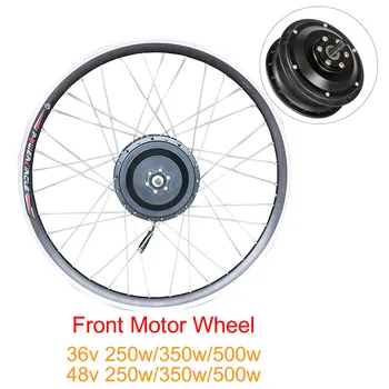 

Conversion kit front motor wheel 36V 48V 250W 350W 500W ebike kit Electric bike Brushless gear motor wheel for e bike kit