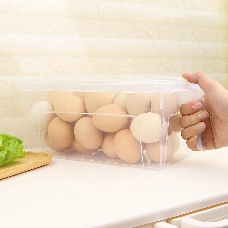 BNBS 0324 кухня подлинный многоцветный экологический пластиковый контейнер-холодильник для хранения свежих продуктов с крышкой