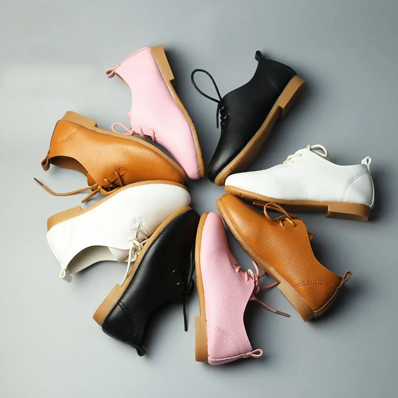 BABAYA 2018 New Girls Boys Casual Leather Shoes Baby Girls...