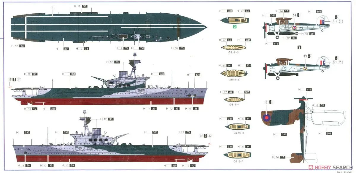 Flyhawk FH1122 HMS Hermes 1942