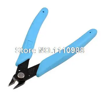 

Aqua Blue Grip 5" Diagonal Side Cutting Pliers Electrical Wire Cutter