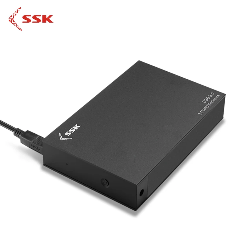 

SSK HDD Enclosure 3.5 Inch SATA To 3.0 USB Internal SSD to External Hard Drive Disk Case HE-G3000 Hard Disk Box for Computer