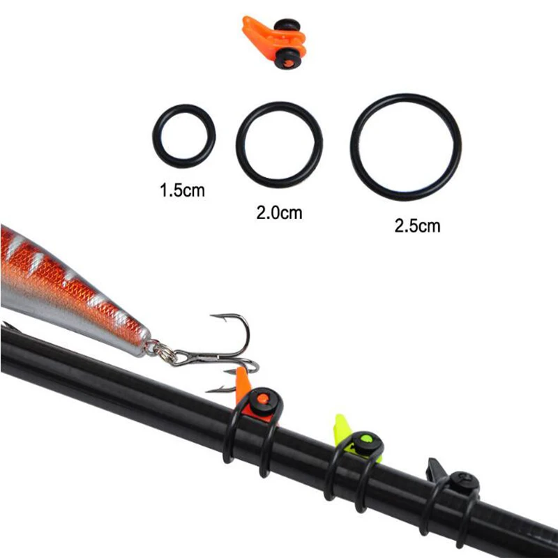 10PCS Fishing Rod Pole Hook Keepers Holders Lures Jig Fuji Hooks Safe Keeping US 10PCS Fishing Rod Pole Hook Keepers Holders Lures Jig Fuji Hooks Safe Keeping US