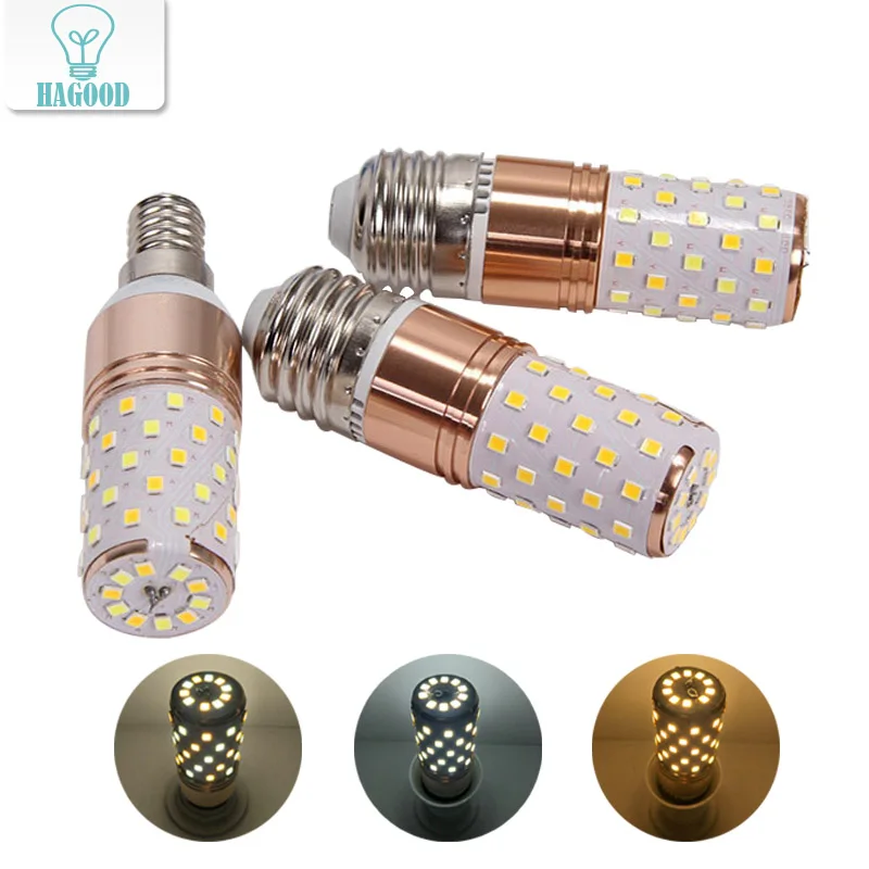 Светодиодная лампа кукуруза E14 E27 12/16 Вт SMD2835 220 В 3 цвета|e27 12w|led corncorn light |