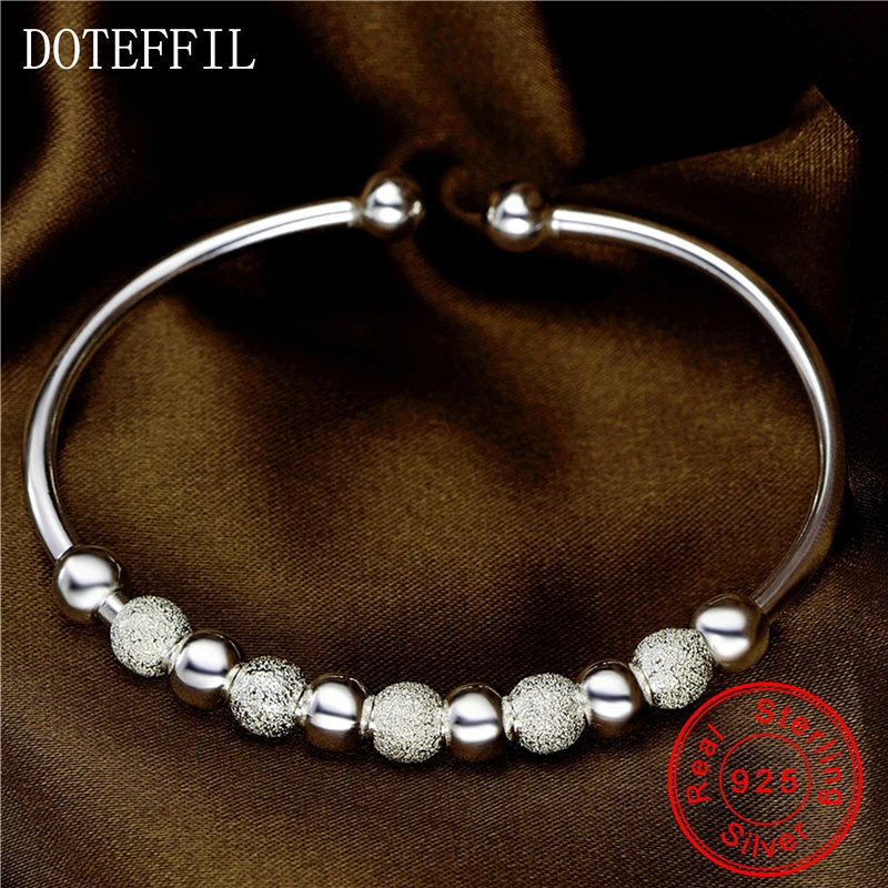 Женский браслет из серебра 990 пробы с бусинами|fashion bracelets bangles|woman bracelet banglebangle |