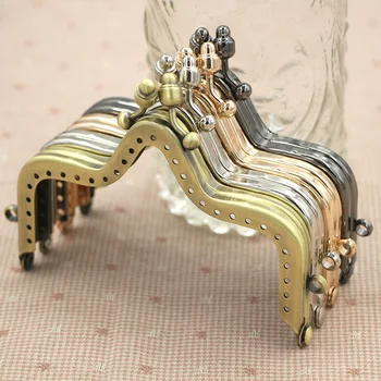 

10cm vintage purse frame Wholesale DIY Bag Handle Accessories Metal Bag Purse Handle China Factory Aliexprss Metal Purse Frame