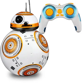 

Wholesale In-stock Star Wars RC BB-8 Robot Star Wars 2.4G remote control BB8 robot intelligent small ball Original Box Kids Toys