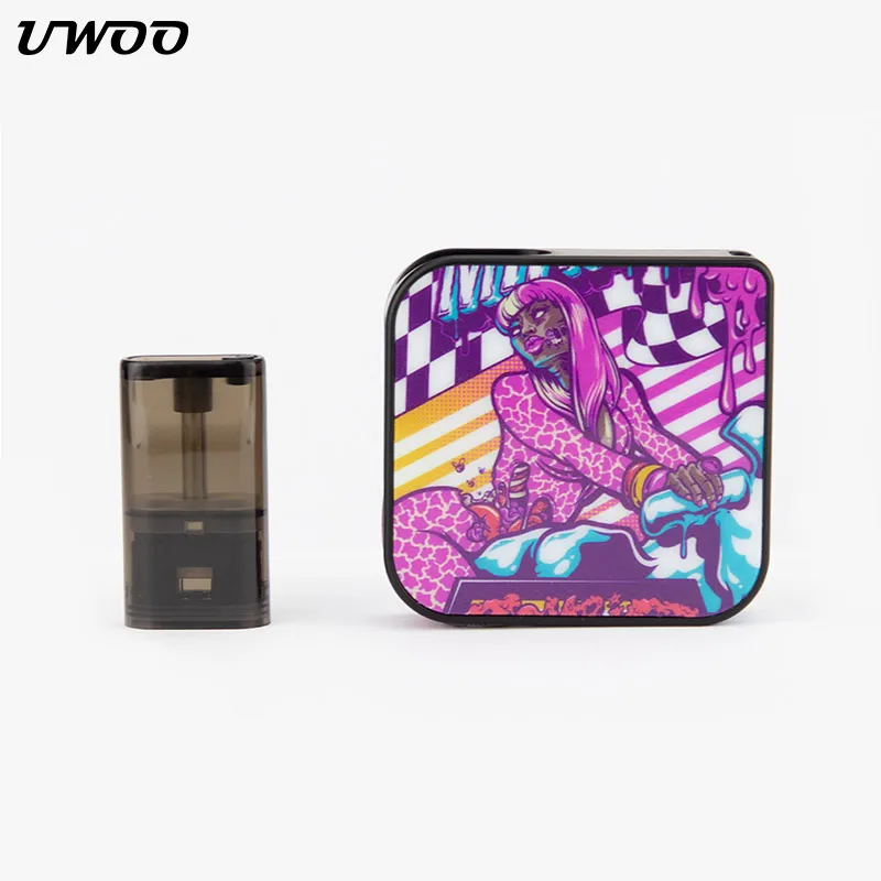 Предпродажа UWOO X2 1000mAh Pod System Kit многоразовый 2 мл емкость с Creamic 1.1ohm катушка VS Lost Vape