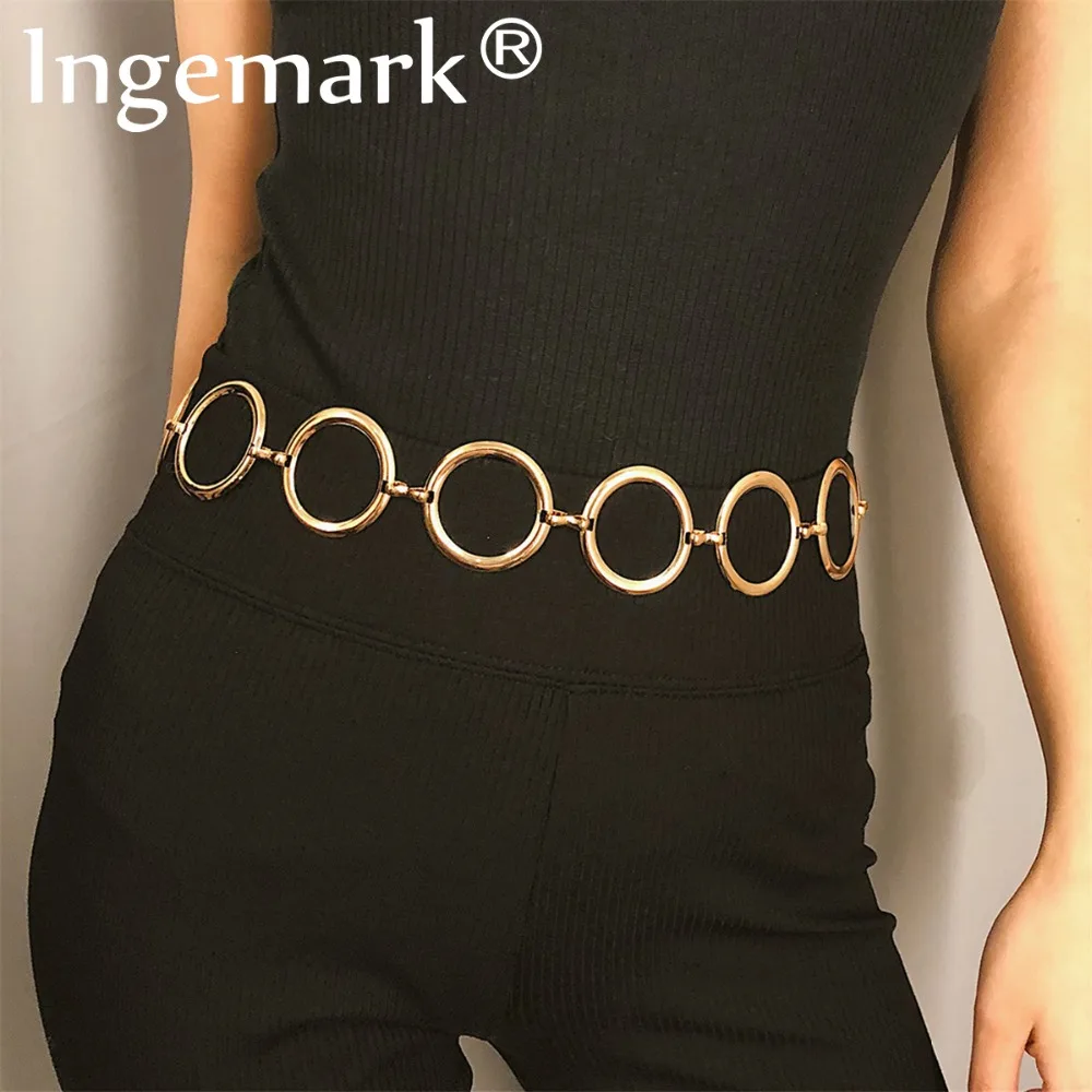 Ingemark Винтаж большой окружности талии цепи платья украшения Уникальные