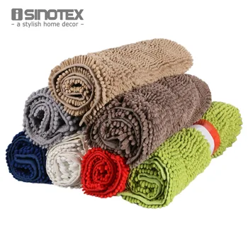 

Isinotex Floor Mat Soft Shaggy Water-proof Footcloth Bathroom Bath Mat Floor Carpet Chenille Mat 1pcs/lot Free Shipping 50x80cm