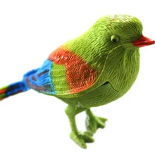 Голосовое управление музыкальная игрушка птица Моделирование Милая Поющая песня птица игрушка кукла забавная электронная клетка для домашних животных игрушки утренняя птица вокальные игрушки