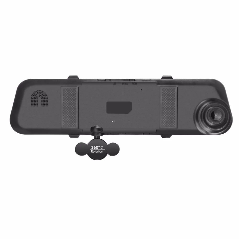 Fonwoon 4 &quotзеркало заднего вида Автомобильный видеорегистратор 3 камеры HD 720 P