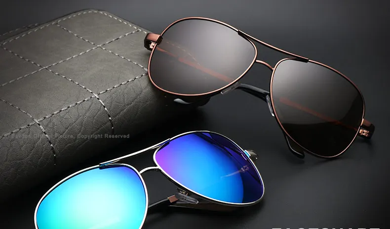 Поляризационные солнцезащитные очки BAVIRON Pilot, мужские солнцезащитные очки, женские зеркальные солнцезащитные очки uva uvb, поляризованные очки для вождения, Мужские поляризационные очки UV400