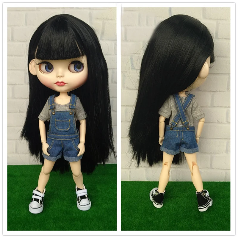 Модные Blyth футболки с изображением куклы комбинезон одежда для Neoblythe Azone Licca Barbies Momoko 1/6 BJD куклы аксессуары