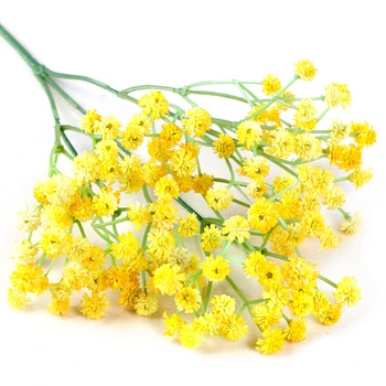 3 Forks 135 Heads Flower Gypsophila Artificial Flower Baby Breath Fake Silk Floral Plant Home Wedding Party Decoration Products