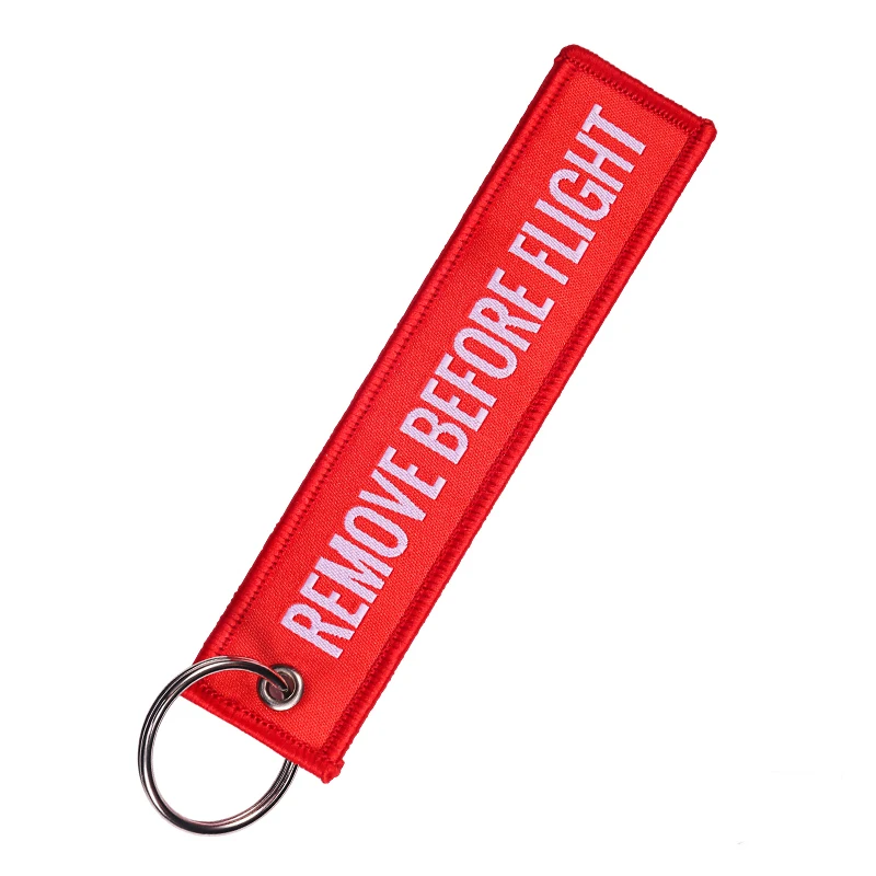 Remove Before Flight Jacqurad Плетеный брелок для авиации подарки ткань ярлык для ключей индивидуальный брелок Модные украшения sleutelhanger