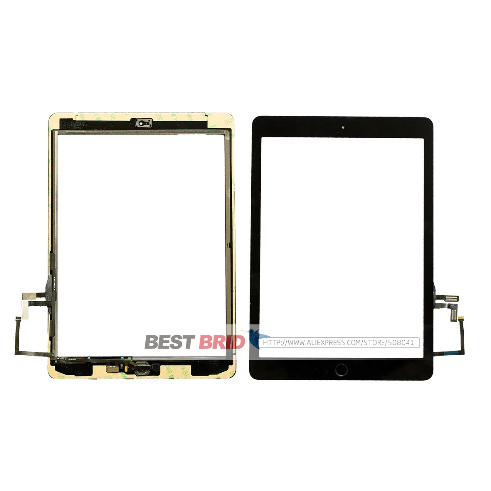 10 шт./лот 2017 A1822 A1823 сенсорный экран для iPad 5th поколения 5 планшета внешний панель