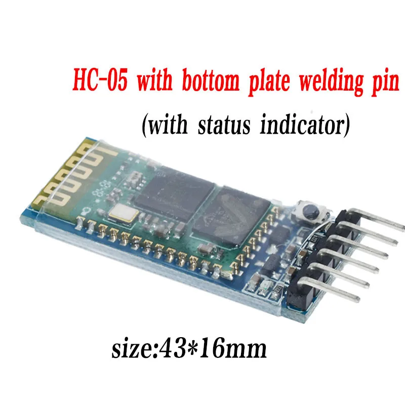 HC-05 HC05 HC-06 HC 06 RF беспроводной Bluetooth приемопередатчик Slave модуль RS232/конвертер TTL в UART и адаптер - Цвет: HC-05 DIP