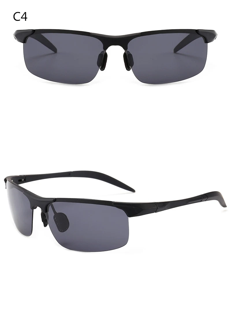 2019 new polarized men's sunglasses UV400 square frame fashion ladies sunglasses brand design sports glasses driving sunglasses (12)