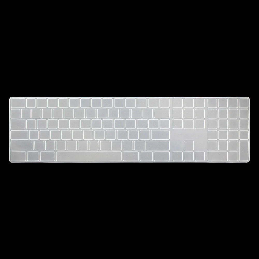 Беспроводная клавиатура с Bluetooth клавиатурой для Apple Magic Keyboard с цифровой клавиатурой US Layout A1843 - Цвет: Clear